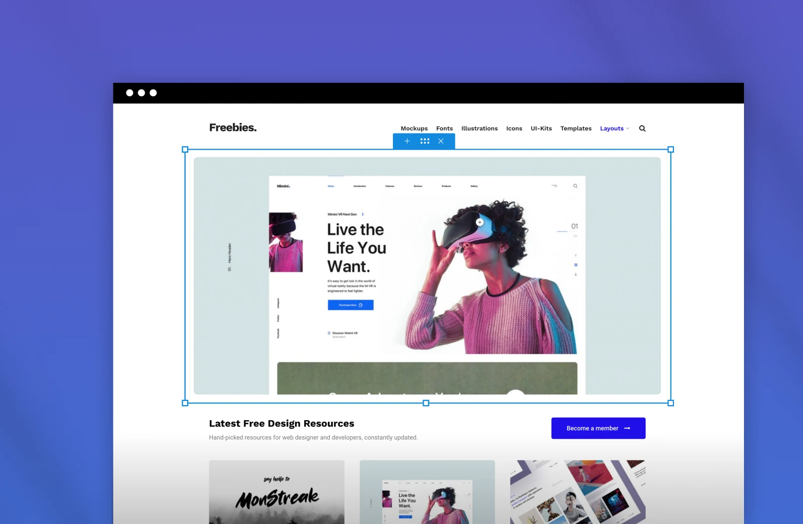 live visual builder