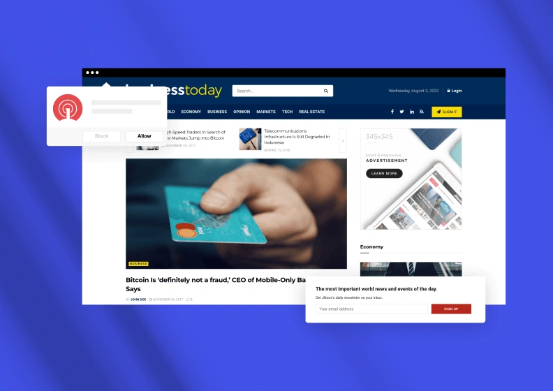web push notification